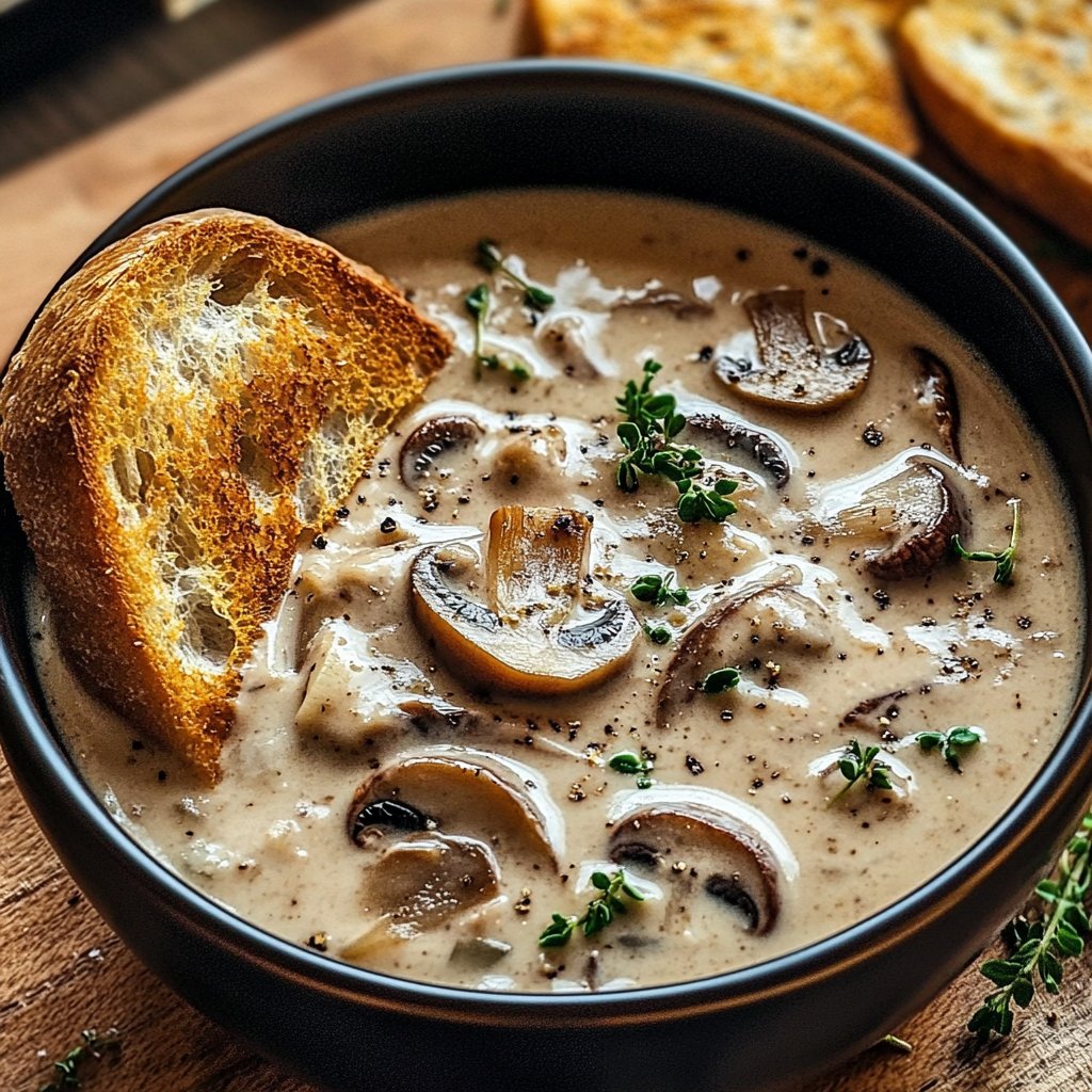 Creamy Mushroom Soup Recipe - Perfect Comfort Food