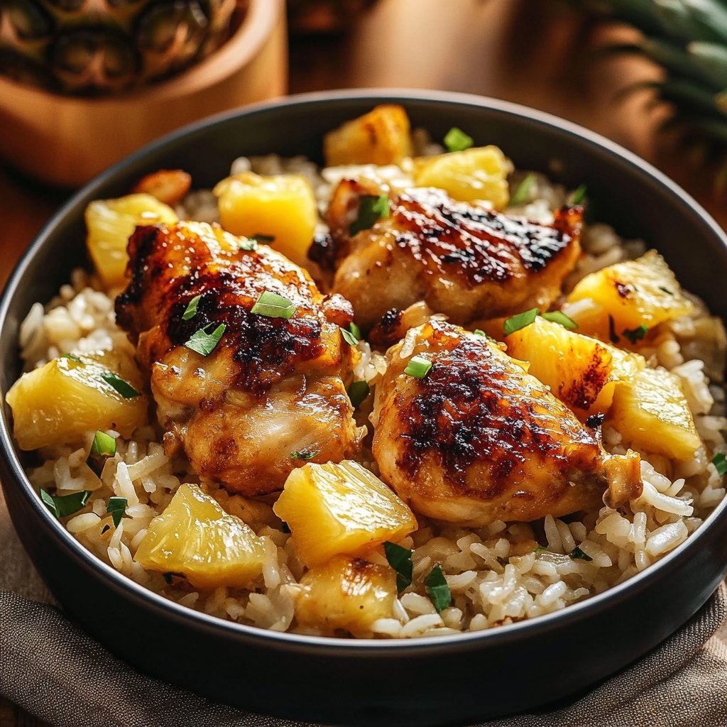 Pineapple Chicken and Rice