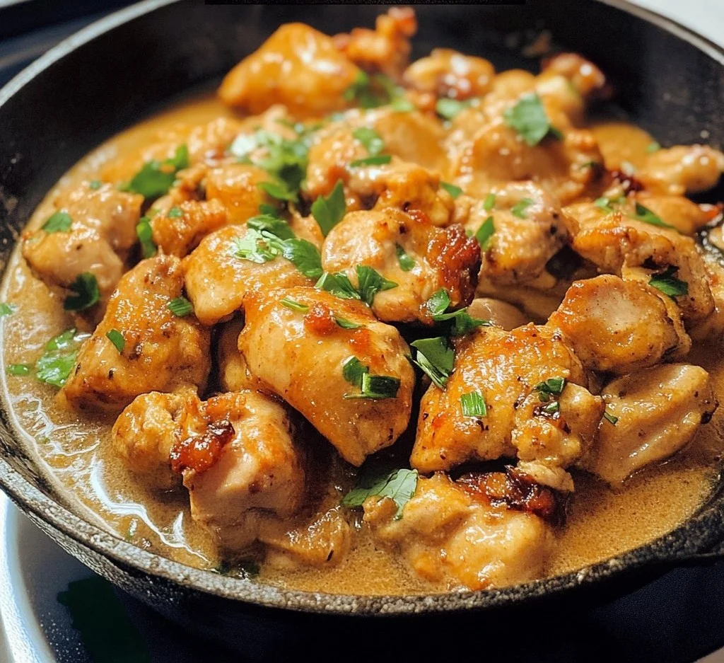 Delicious Marry Me Chicken in a creamy sauce served on a plate