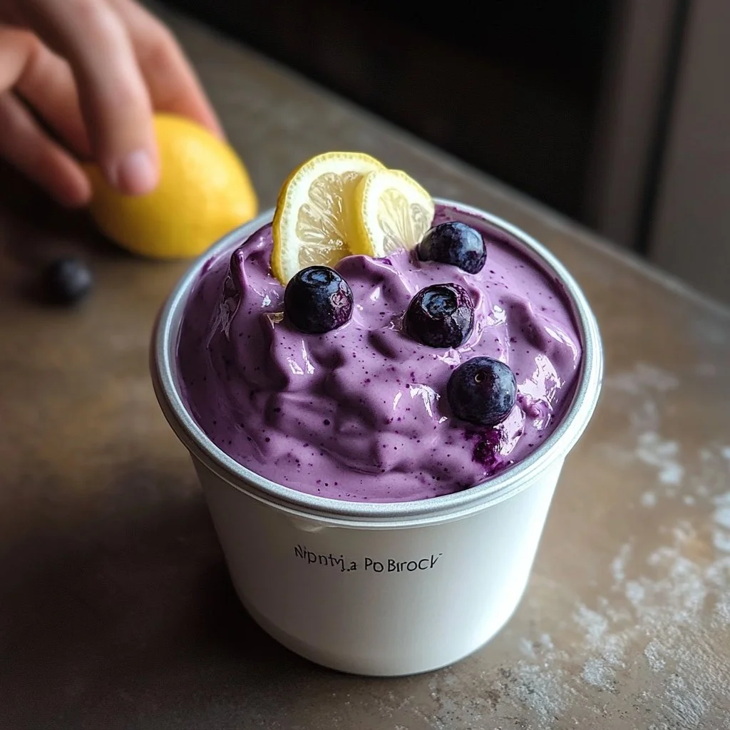 Lemon Blueberry Ninja Creami