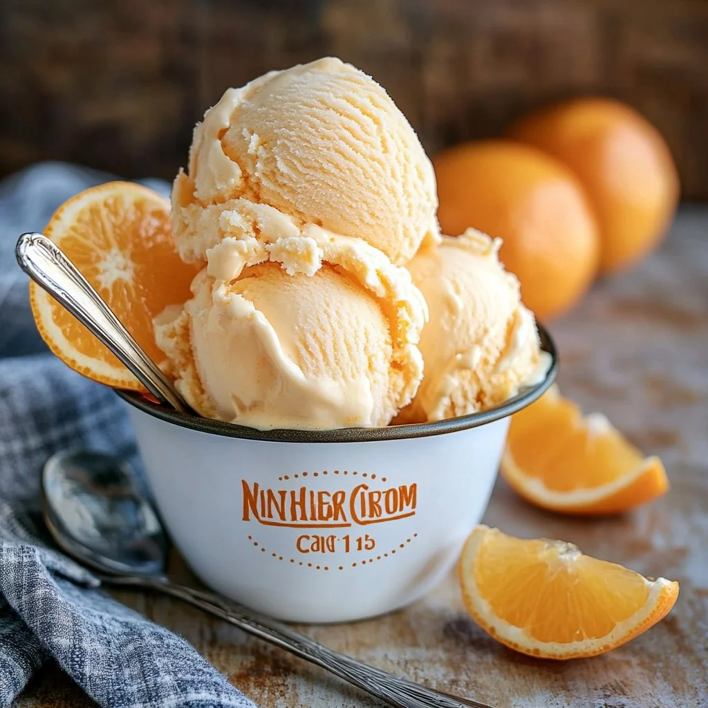 Ninja Creami Orange Ice Cream