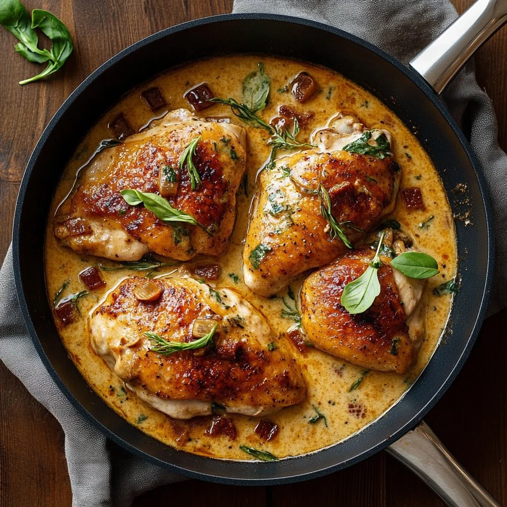 One Pan Marry Me Chicken cooked and served in 20 minutes