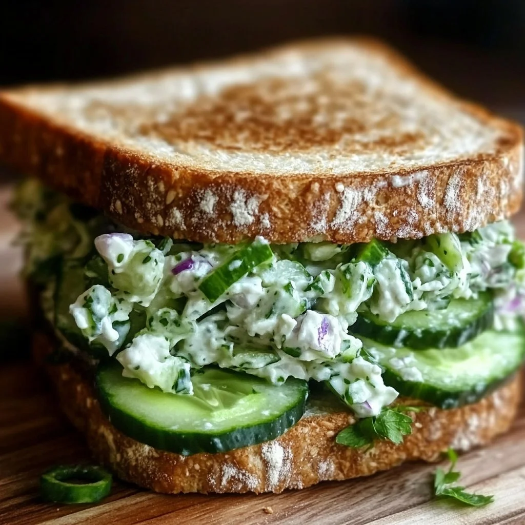 Quick Cucumber Salad Sandwiches
